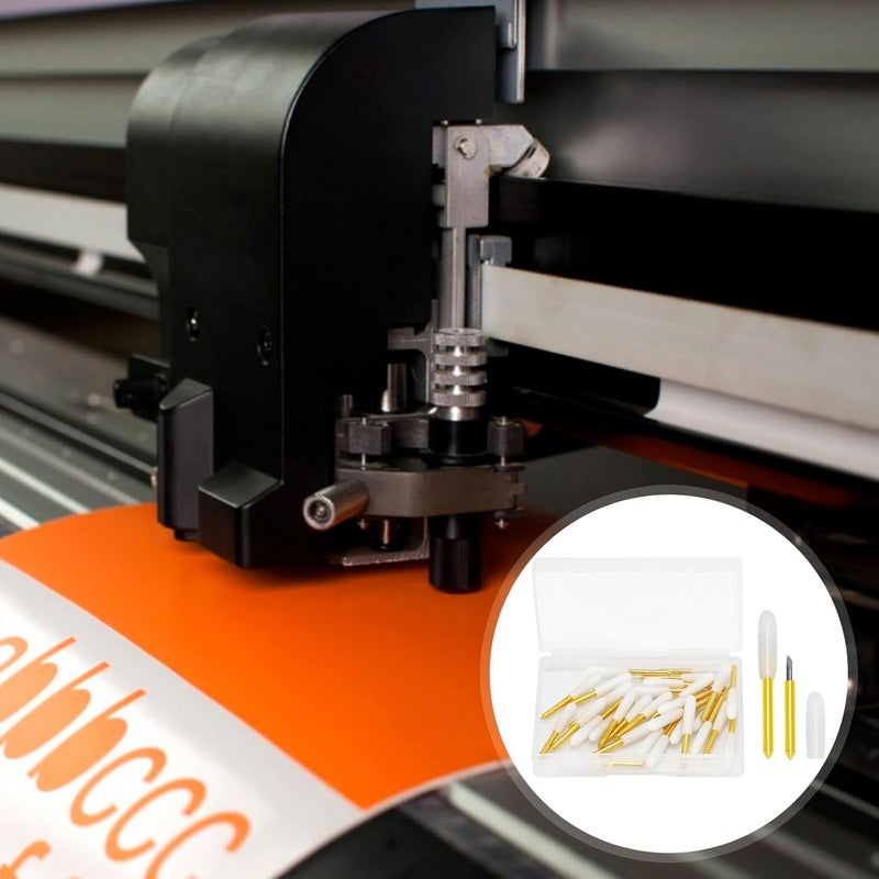 Siutaga 30 Pcs Premium Fine Point Blade Compatible with Cricut Maker 3/Maker/Explore 3/Explore Air 2/Air/One/Venture, Blade Suitable for Slicing Cuts Glitter Vinyl, Paper, Faux, Adhesive Foil and Etc - Image 2
